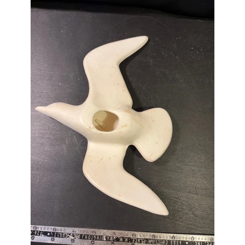 Vintage Holden Ceramic Seagull Wall Art Set of 3 Matte White Flying Birds 5687